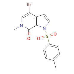 4-bromo-6-methyl-1-(4-methylbenzenesulfonyl)-1H,6H,7H-pyrrolo[2,3-c]pyridin-7-oneͼƬ