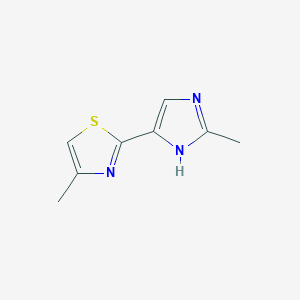 4-methyl-2-(2-methyl-1H-imidazol-4-yl)-1,3-thiazoleͼƬ