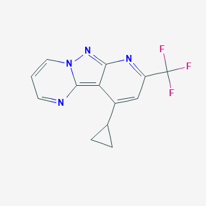 10-cyclopropyl-8-(trifluoromethyl)pyrido[2',3':3,4]pyrazolo[1,5-a]pyrimidineͼƬ