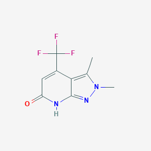 2,3-dimethyl-4-(trifluoromethyl)-2,7-dihydro-6H-pyrazolo[3,4-b]pyridin-6-oneͼƬ