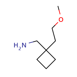 1-[1-(2-methoxyethyl)cyclobutyl]methanamineͼƬ