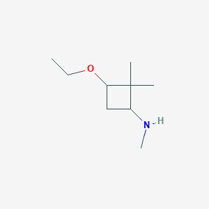 3-Ethoxy-N,2,2-trimethylcyclobutan-1-amineͼƬ