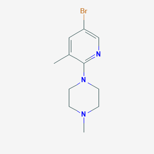 1-(5-Bromo-3-methylpyridin-2-yl)-4-methylpiperazineͼƬ