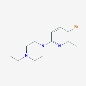 1-(5-Bromo-6-methylpyridin-2-yl)-4-ethylpiperazineͼƬ