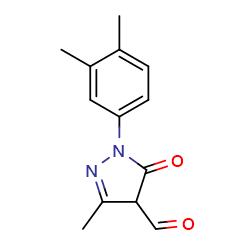 1-(3,4-dimethylphenyl)-3-methyl-5-oxo-4,5-dihydro-1H-pyrazole-4-carbaldehydeͼƬ