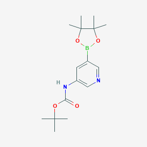 tert-butyl(5-(4,4,5,5-tetramethyl-1,3,2-dioxaborolan-2-yl)pyridin-3-yl)carbamateͼƬ