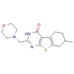 11-methyl-5-[(morpholin-4-yl)methyl]-8-thia-4,6-diazatricyclo[7,4,0,02,?]trideca-1(9),2(7),5-trien-3-oneͼƬ