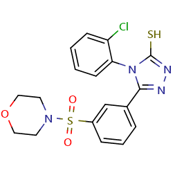 4-(2-chlorophenyl)-5-[3-(morpholine-4-sulfonyl)phenyl]-4H-1,2,4-triazole-3-thiolͼƬ