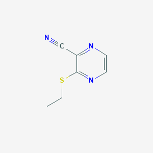 3-(ethylsulfanyl)pyrazine-2-carbonitrileͼƬ