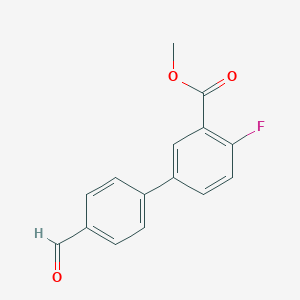 Methyl 2-fluoro-5-(4-formylphenyl)benzoateͼƬ