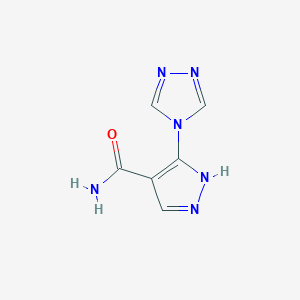 3-(4H-1,2,4-Triazol-4-yl)-1H-pyrazole-4-carboxamideͼƬ