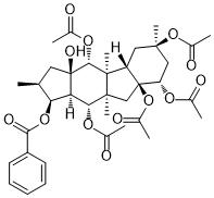 5,8,9,10,14-Pentaacetoxy-3-benzoyloxy-15-hydroxypepluaneͼƬ