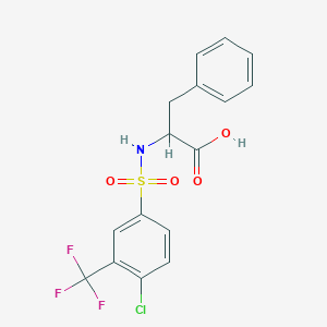 ((4-Chloro-3-(trifluoromethyl)phenyl)sulfonyl)phenylalanineͼƬ