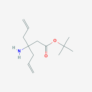 tert-Butyl 3-allyl-3-aminohex-5-enoateͼƬ