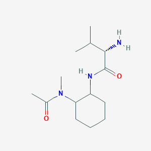 (S)-N-[2-(Acetyl-methyl-amino)-cyclohexyl]-2-amino-3-methyl-butyramideͼƬ