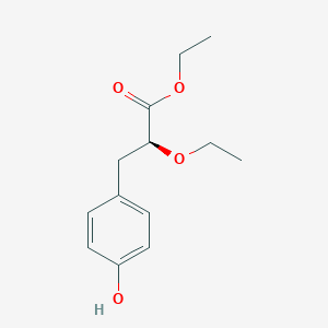 (S)-2-Ethoxy-3-(4-hydroxy-phenyl)-propionic acid ethyl esterͼƬ