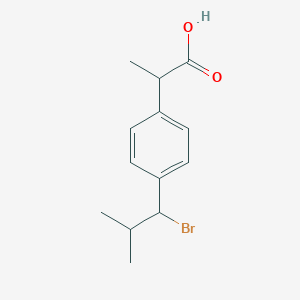 2-[p-(1-Bromo-2-methylpropyl)phenyl]propionic AcidͼƬ