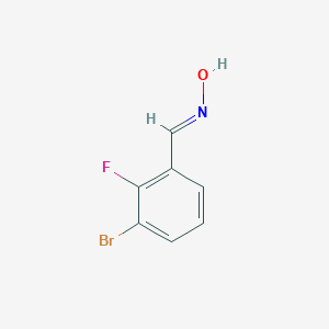 (E)-N-[(3-Bromo-2-fluorophenyl)methylidene]hydroxylamineͼƬ