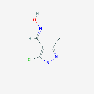 N-[(5-chloro-1,3-dimethyl-1H-pyrazol-4-yl)methylidene]hydroxylamineͼƬ