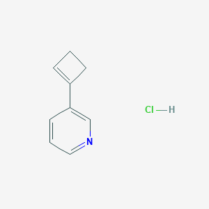 3-(cyclobut-1-en-1-yl)pyridine hydrochlorideͼƬ