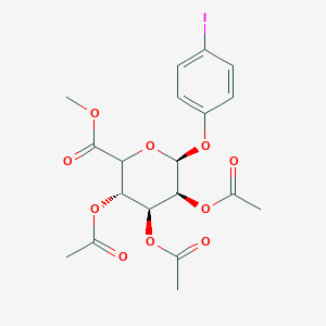 4-Iodophenyl 2,3,4-Tri-O-acetyl--D-glucuronide Methyl EsterͼƬ