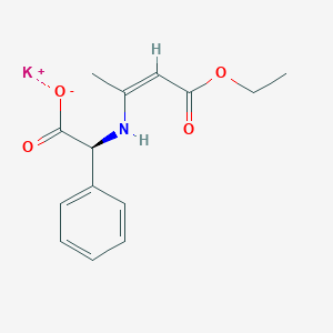 (S)--[(3-Ethoxy-1-methyl-3-oxo-1-propenyl)amino]benzeneacetic Acid Monopotassium SaltͼƬ