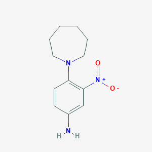 4-(Homopiperidin-1-yl)-3-nitroanilineͼƬ