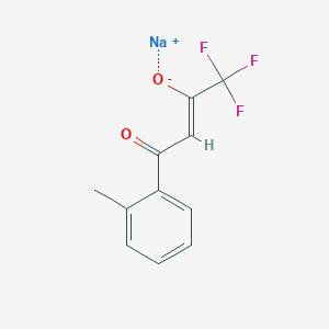 Sodium 1,1,1-Trifluoro-4-(2-methylphenyl)-4-oxobut-2-en-2-olateͼƬ