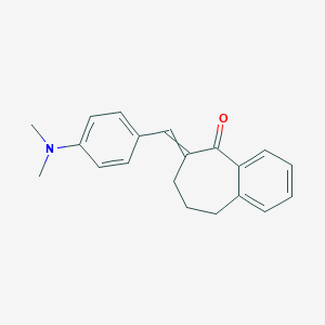 6-{(E)-[4-(dimethylamino)phenyl]methylidene}-6,7,8,9-tetrahydro-5H-benzo[a]cyclohepten-5-oneͼƬ