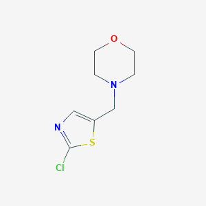 4-[(2-Chloro-1,3-thiazol-5-yl)methyl]morpholineͼƬ