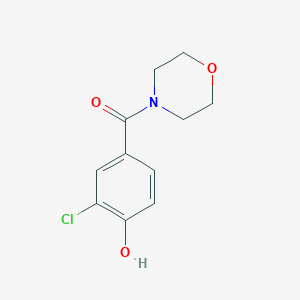 2-Chloro-4-(morpholine-4-carbonyl)phenolͼƬ