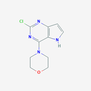 4-(2-Chloro-5H-pyrrolo[3,2-d]pyrimidin-4-yl)morpholineͼƬ