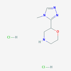 2-(4-Methyl-4H-1,2,4-triazol-3-yl)morpholine DihydrochlorideͼƬ