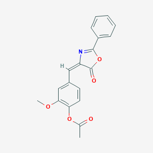 4-[[4-(Acetyloxy)-3-methoxyphenyl]methylene]-2-phenyl-5(4H)-oxazoloneͼƬ