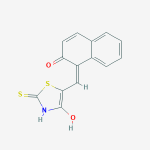 (5E)-5-[(2-hydroxy-1-naphthyl)methylene]-2-mercapto-1,3-thiazol-4(5H)-oneͼƬ