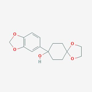 8-(benzo[d][1,3]dioxol-5-yl)-1,4-dioxaspiro[4,5]decan-8-olͼƬ