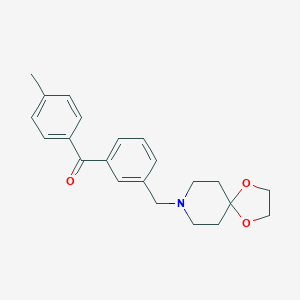 3-[8-(1,4-dioxa-8-azaspiro[4,5]decyl)methyl]-4'-methyl benzophenoneͼƬ