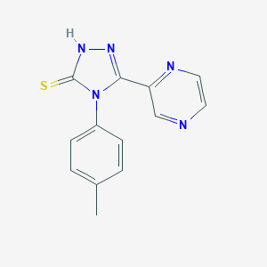 4-(4-Methylphenyl)-5-(pyrazin-2-yl)-4H-1,2,4-triazole-3-thiolͼƬ