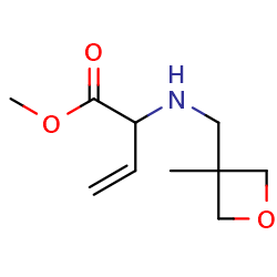 methyl2-{[(3-methyloxetan-3-yl)methyl]amino}but-3-enoateͼƬ