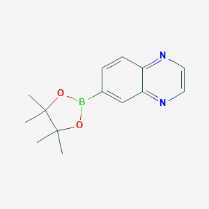 6-(4,4,5,5-Tetramethyl-1,3,2-dioxaborolan-2-yl)quinoxalineͼƬ