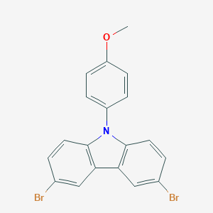 3,6-dibromo-9-(4-methoxyphenyl)-9H-carbazoleͼƬ