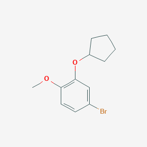 4-Bromo-2-(cyclopentyloxy)-1-methoxybenzeneͼƬ