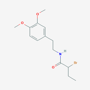 2-bromo-N-[2-(3,4-dimethoxyphenyl)ethyl]butanamideͼƬ