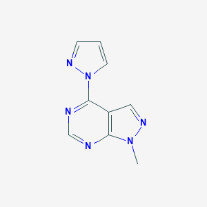 1-{1-methyl-1H-pyrazolo[3,4-d]pyrimidin-4-yl}-1H-pyrazoleͼƬ