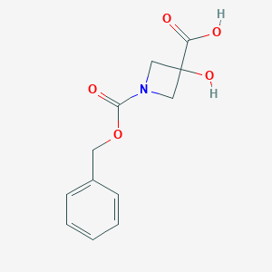 1-[(Benzyloxy)carbonyl]-3-hydroxyazetidine-3-carboxylicacidͼƬ