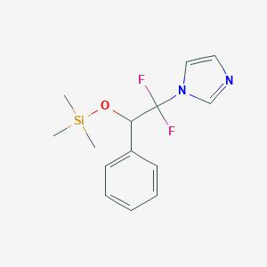 1-(1,1-Difluoro-2-phenyl-2-trimethylsiloxy-ethyl)-imidazoleͼƬ