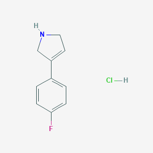 3-(4-fluorophenyl)-2,5-dihydro-1H-pyrrole hydrochlorideͼƬ