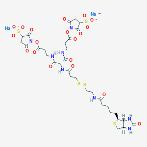 6-[2-Biotinylamidoethyl]-dithiopropionamido]-4,8-diaza-5,7-diketoundecanoic Acid Bis-N-sulfosuccinimidyl Ester Disodium SaltͼƬ