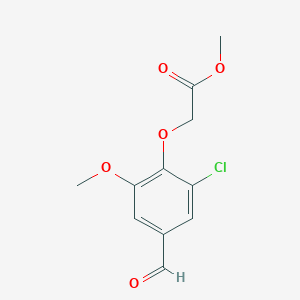 methyl(2-chloro-4-formyl-6-methoxyphenoxy)acetateͼƬ