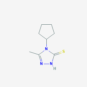 4-cyclopentyl-5-methyl-4H-1,2,4-triazole-3-thiolͼƬ